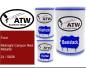 Preview: Ford, Midnight Canyon Red Metallic, 2J / 5928: 500ml Lackdose + 500ml Klarlack + 250ml Härter - Set, von ATW Autoteile West.